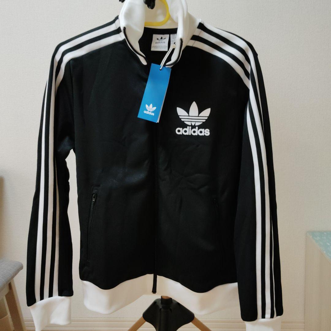 adidasトラックジャケット黒/白　サイズＭ 新品未使用品　完売品