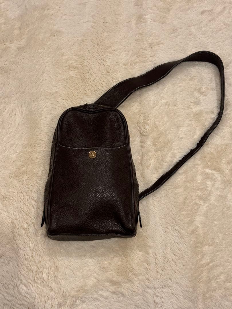 Cisei(シセイ)ボディバッグ ダークブラウンワンショルダー