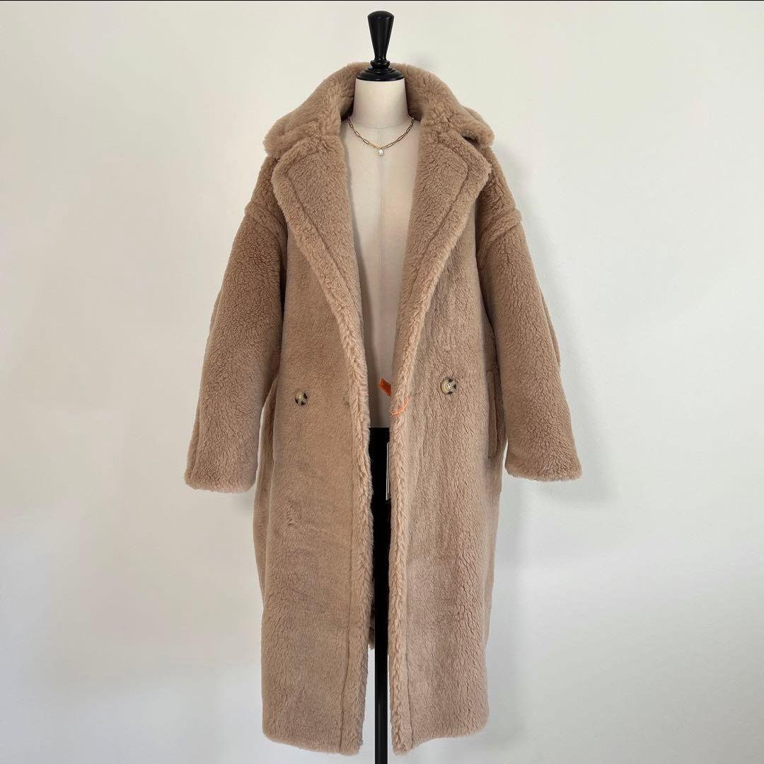 ★お値下中★ベアロングコート テディコート　ミルクティーベージュXS　未着用