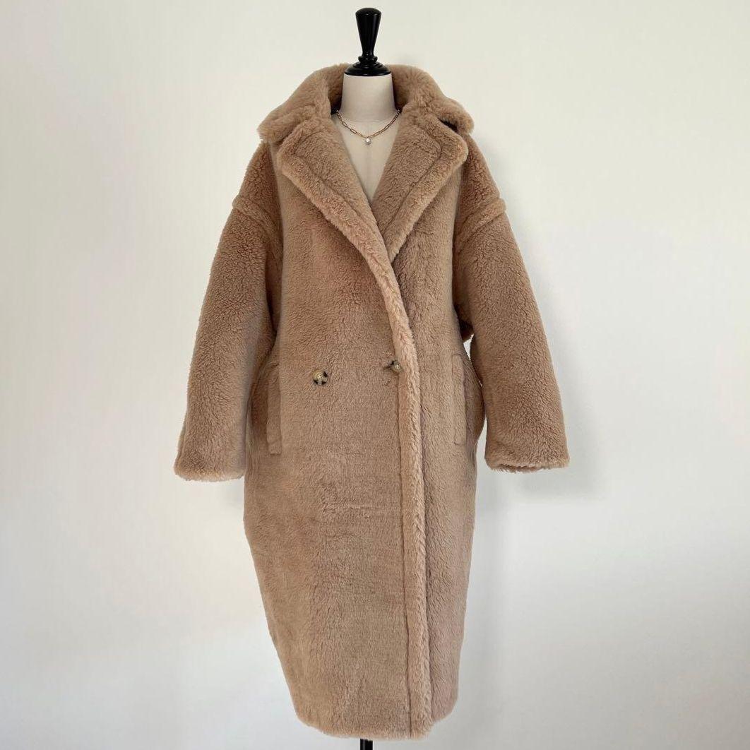★お値下中★ベアロングコート テディコート　ミルクティーベージュXS　未着用