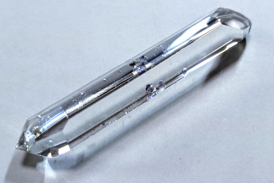 超希少☆最高品質 ブルーフローライト イン クォーツ 蛍石入り水晶 マダガスカル