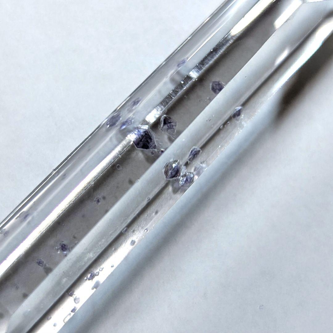 超希少☆最高品質 ブルーフローライト イン クォーツ 蛍石入り水晶 マダガスカル