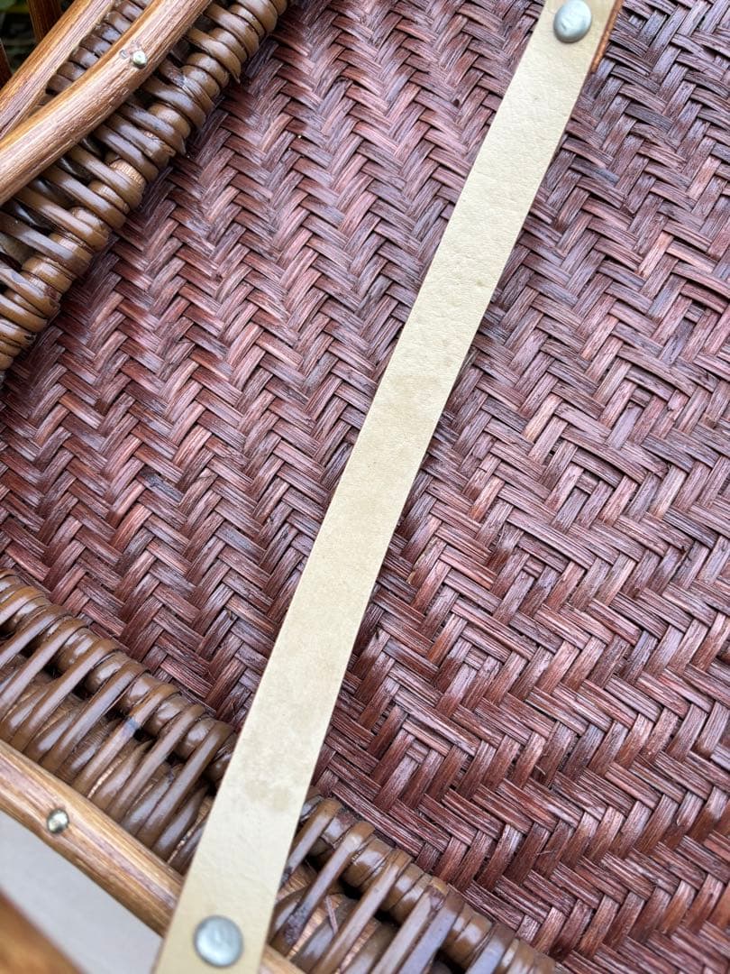 KAZAMA カザマ　ラタン　籐製　3段階調整可能リクライニングチェア