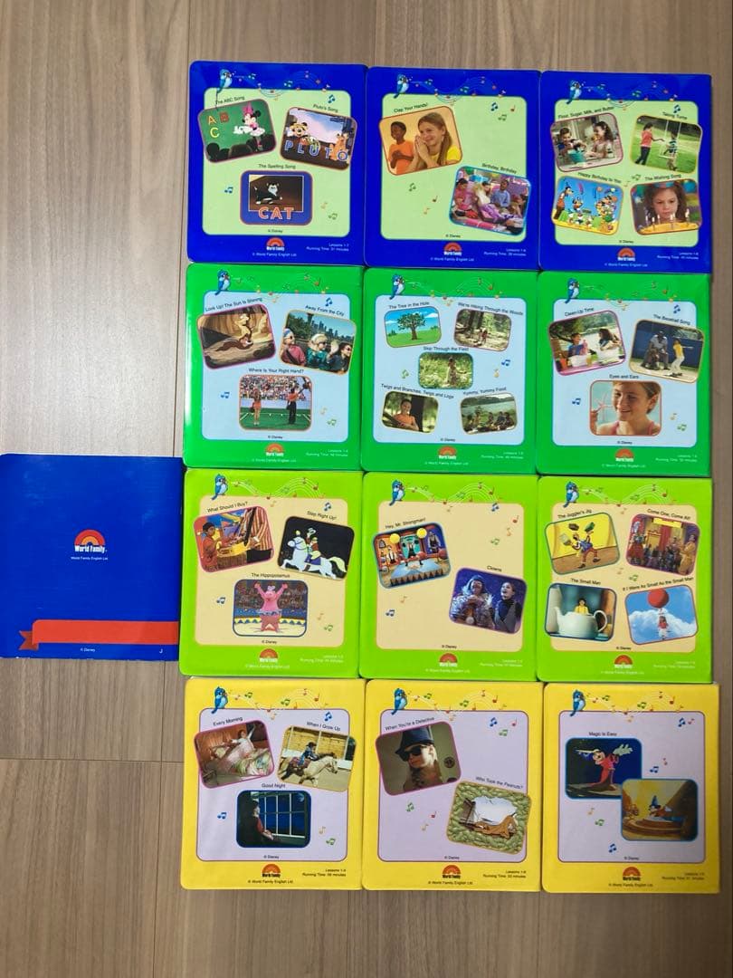 DWE ディズニーの英語教材　Straight-Play DVDセット