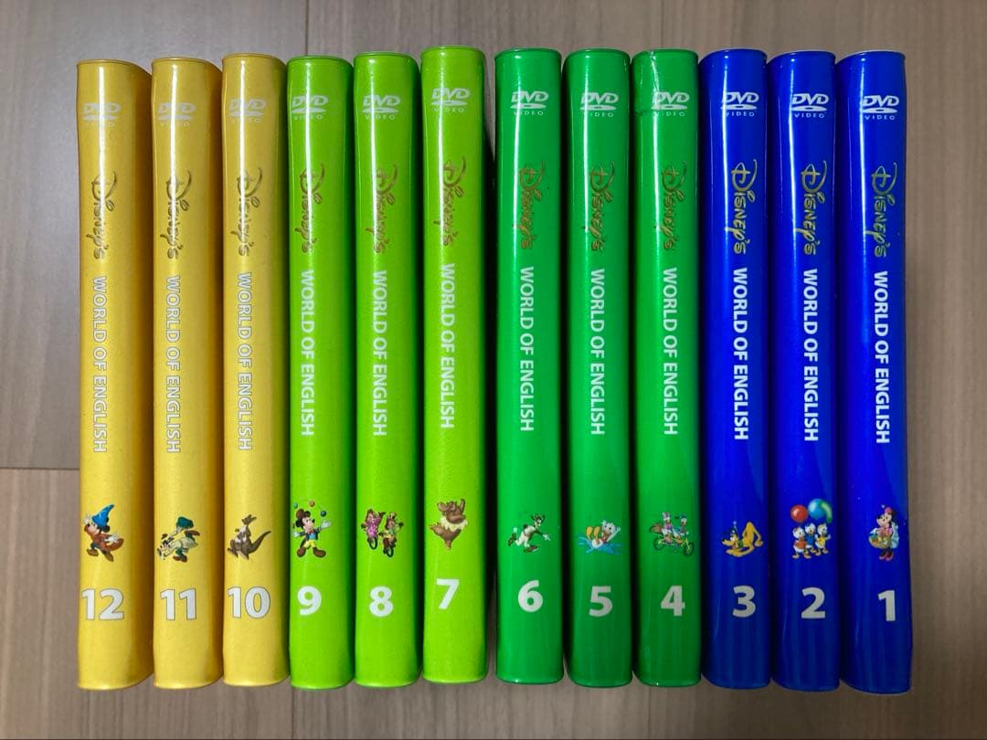 DWE ディズニーの英語教材　Straight-Play DVDセット