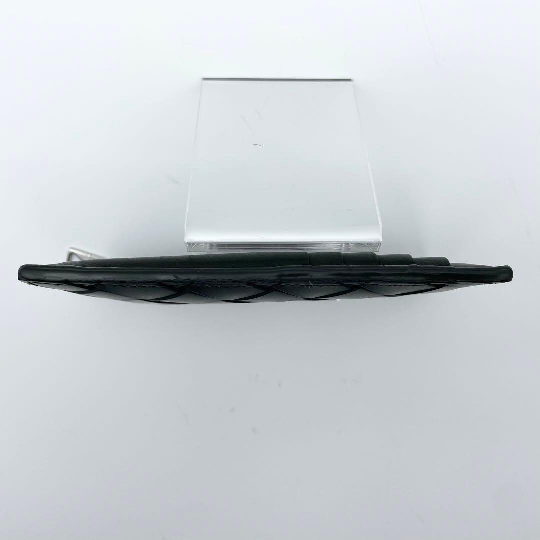 ボッテガヴェネタ カード ケース イントレチャート グリーン 箱 保存袋付