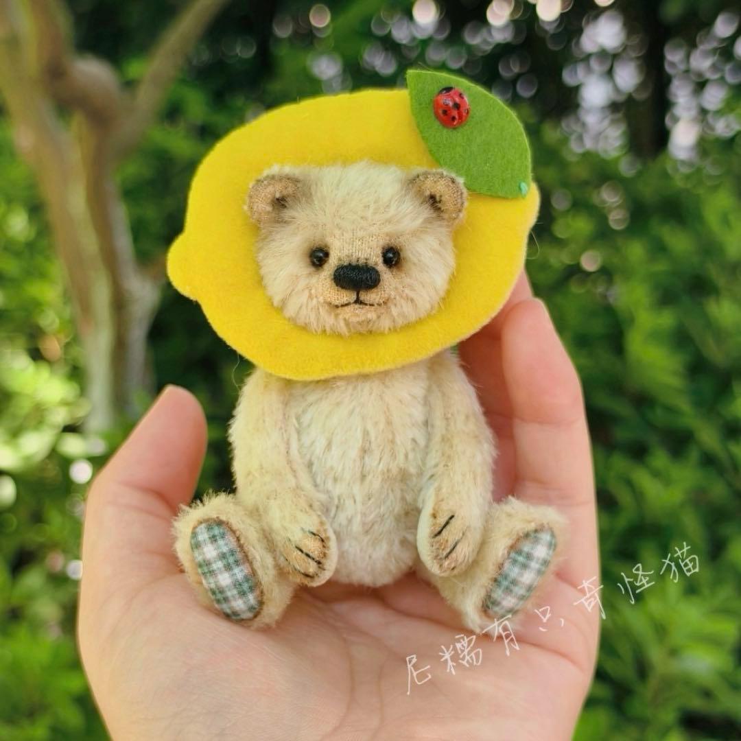 レモンテディベア くま アーティストベア 海外作家様 ハンドメイド ぬいぐるみ