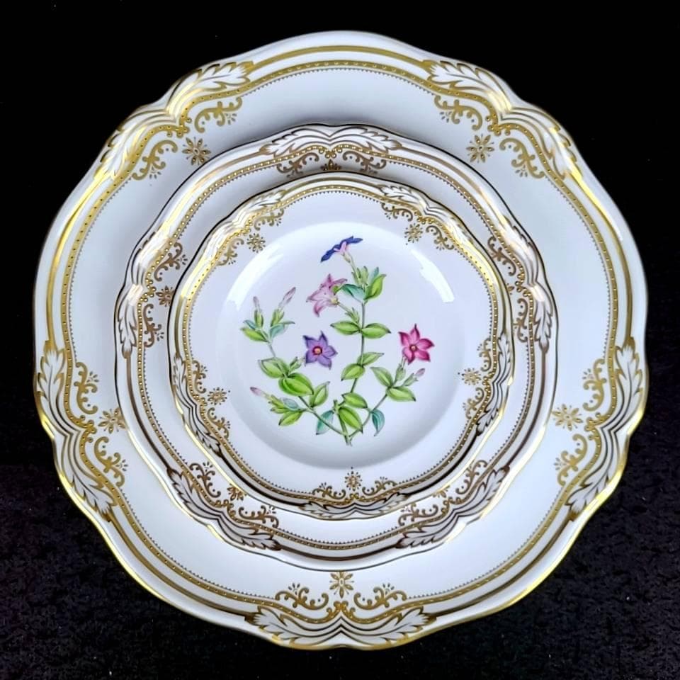 ・美品・スポード　スタッフォードフラワーズ　プレート　3枚セット