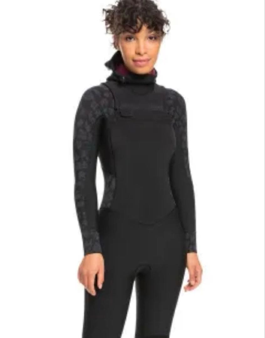 ROXY フード付 セミドライ ウェットスーツ