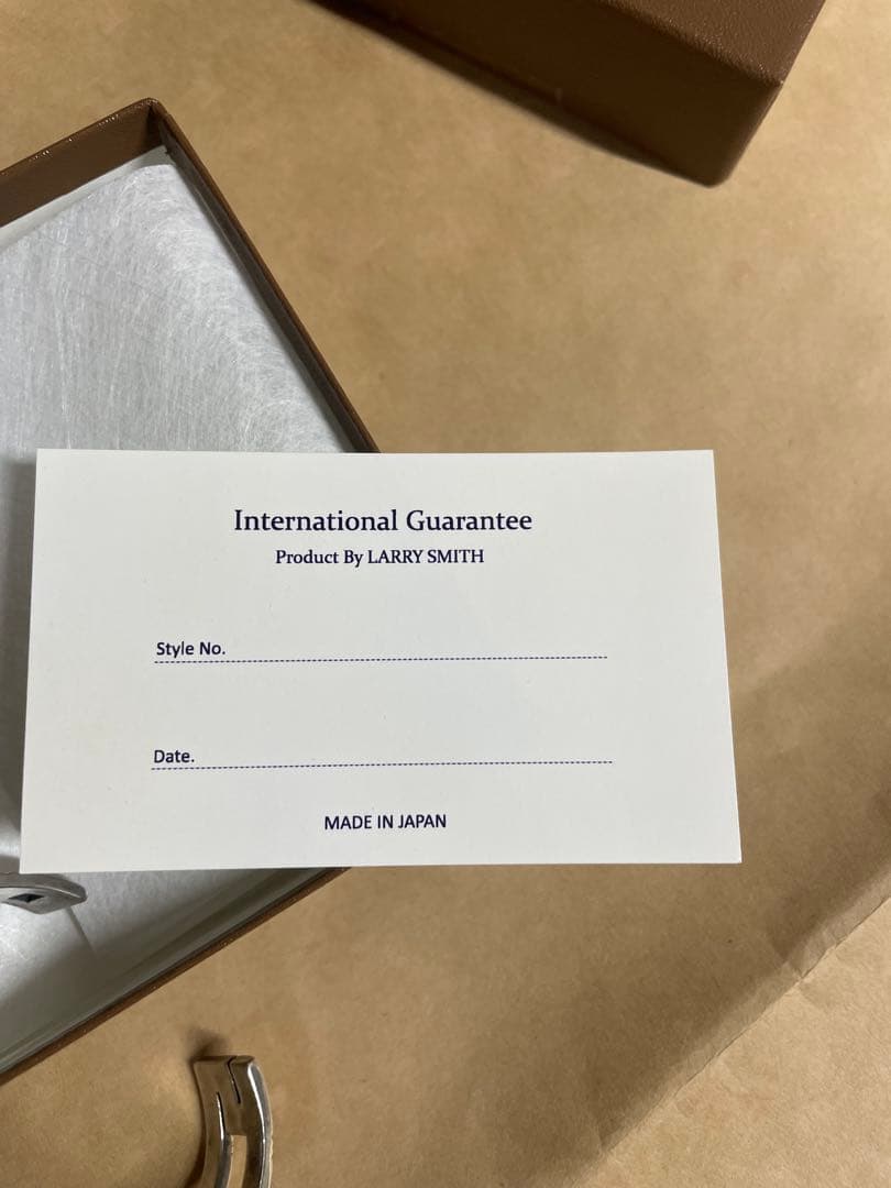 スタンダードカリフォルニア×ラリースミススターリングシルバーダブルバングル