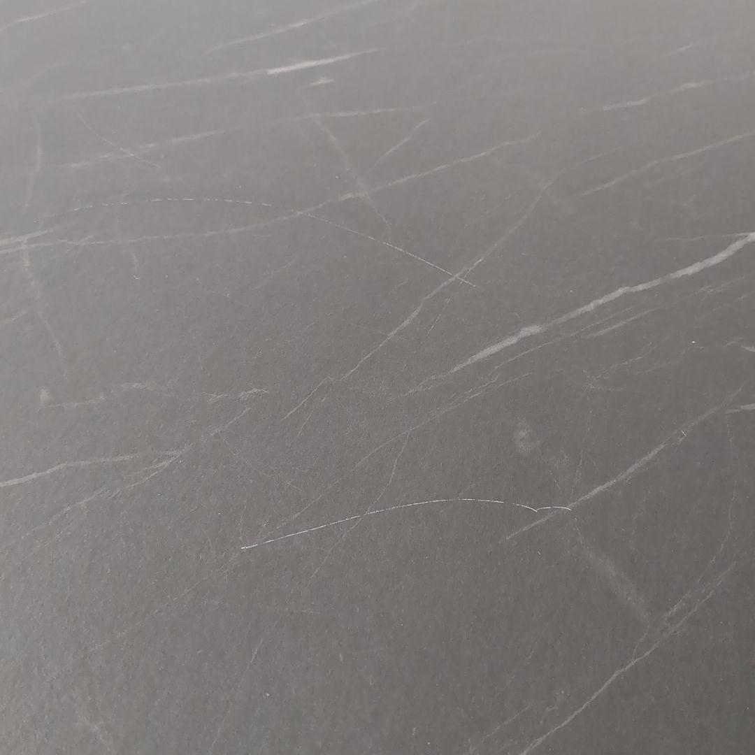 メラミン　ダイニングテーブル　120　クレマ　石目　ブラック　CREMA　要組立