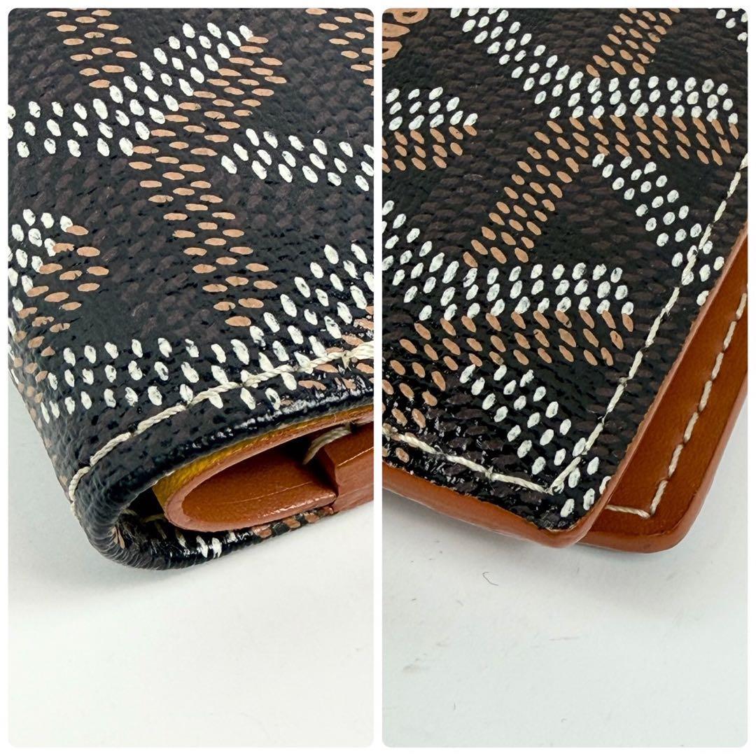 未使用GOYARD ゴヤール ヴィクトワール 二つ折り財布 ブラック