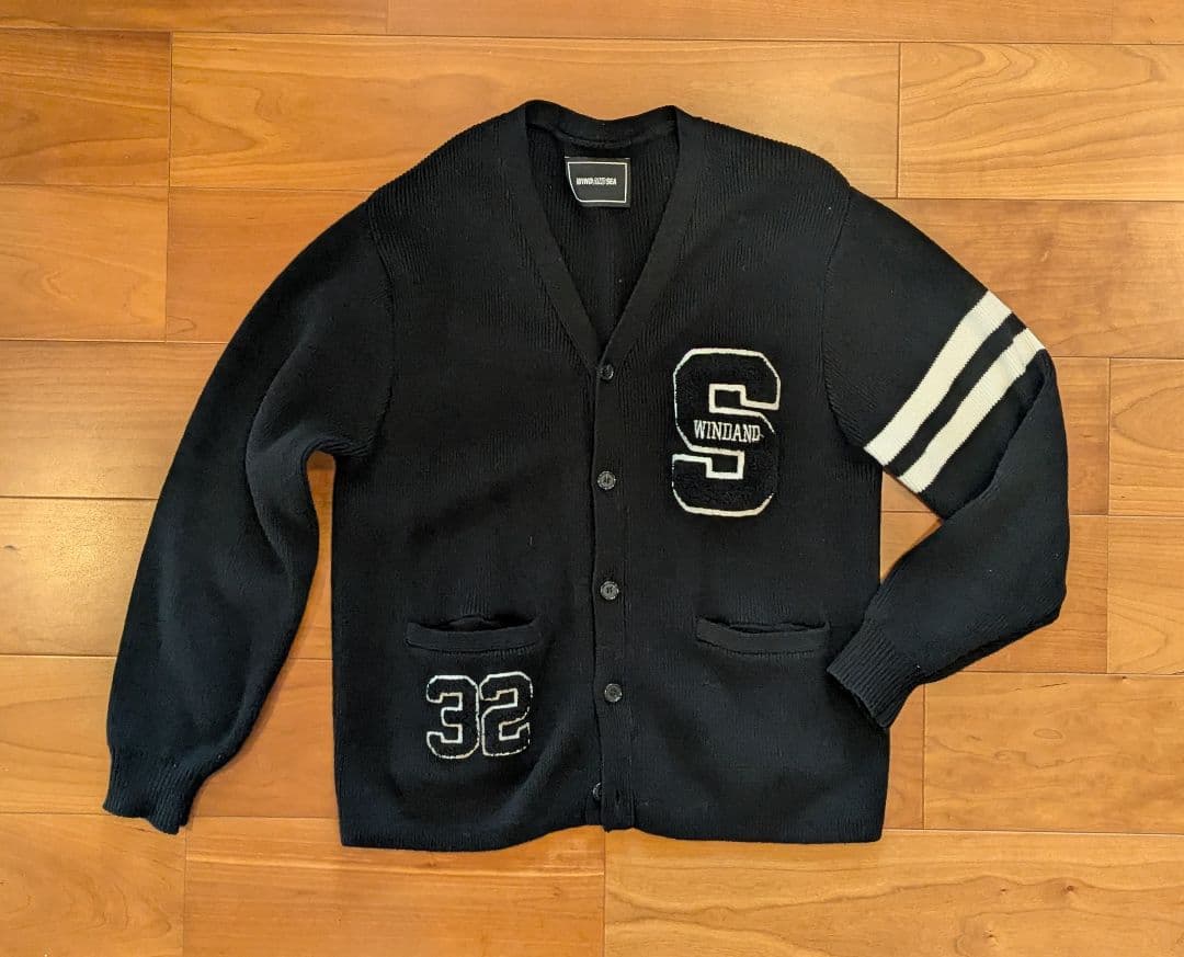 【WIND AND SEA】ニット　カーディガン