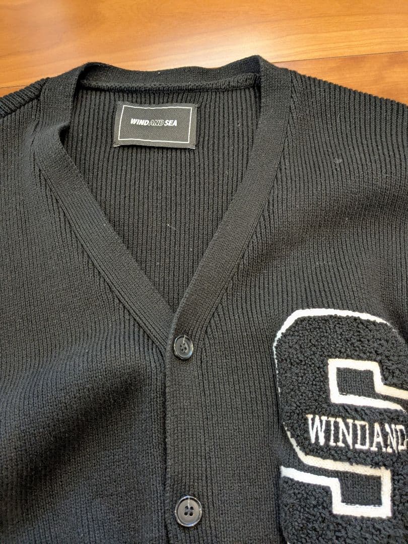 【WIND AND SEA】ニット　カーディガン