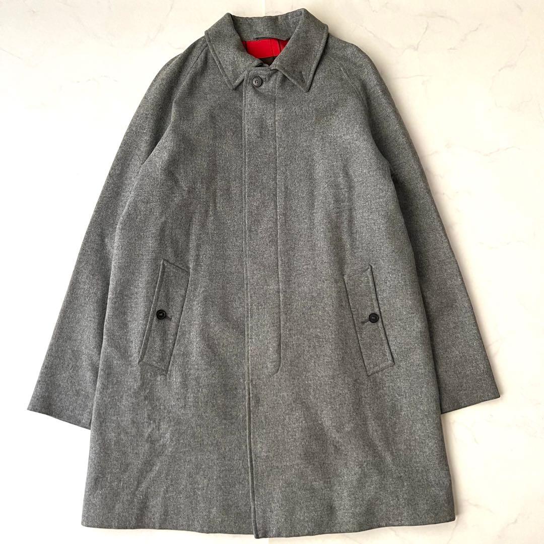 マッキントッシュ フォックスブラザーズ ステンカラーコート 42 XL グレー