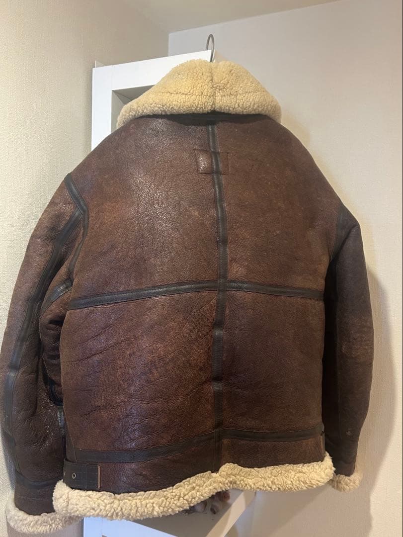 AVIREX B-3 リアルムートン USA製 size38