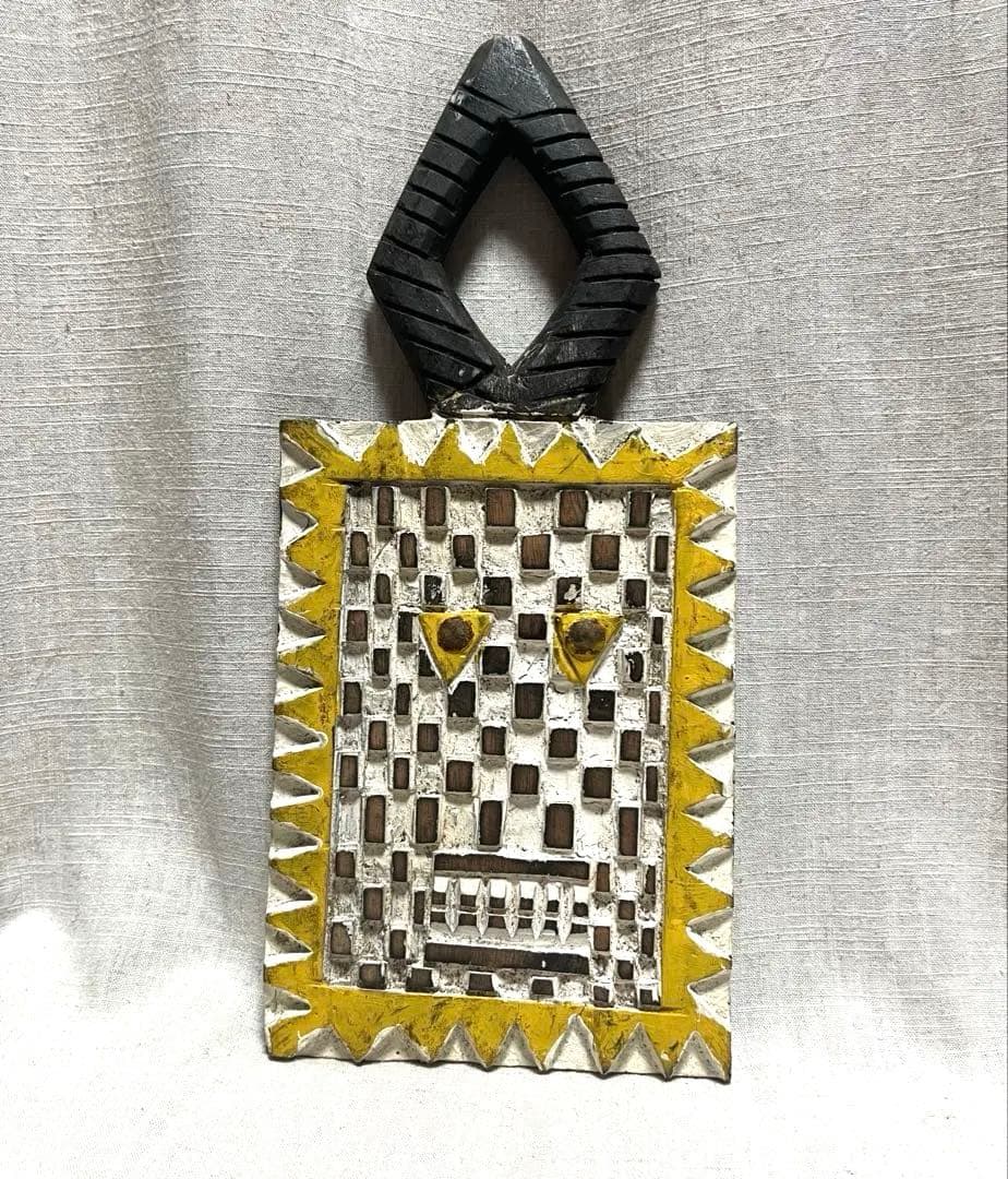 ガーナ購入 バウレ族 コートジボワール プレプレマスク 仮面 アフリカ ③