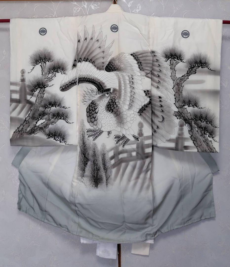 RK416アンティーク子供着物着丈97センチ裄丈45長襦袢付きめちゃくちゃ綺麗