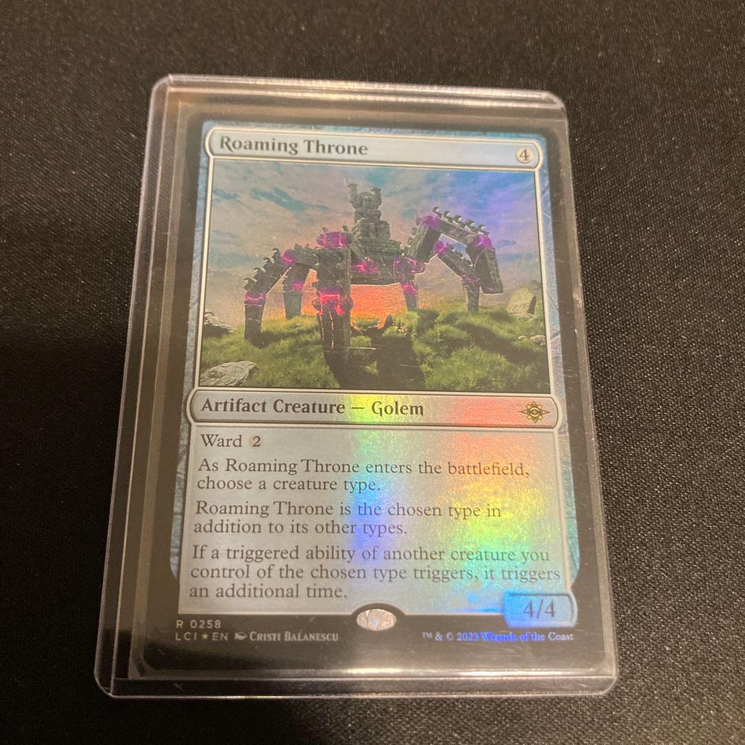 【Foil】うろつく玉座/Roaming Throne [LCI] 英語 1枚