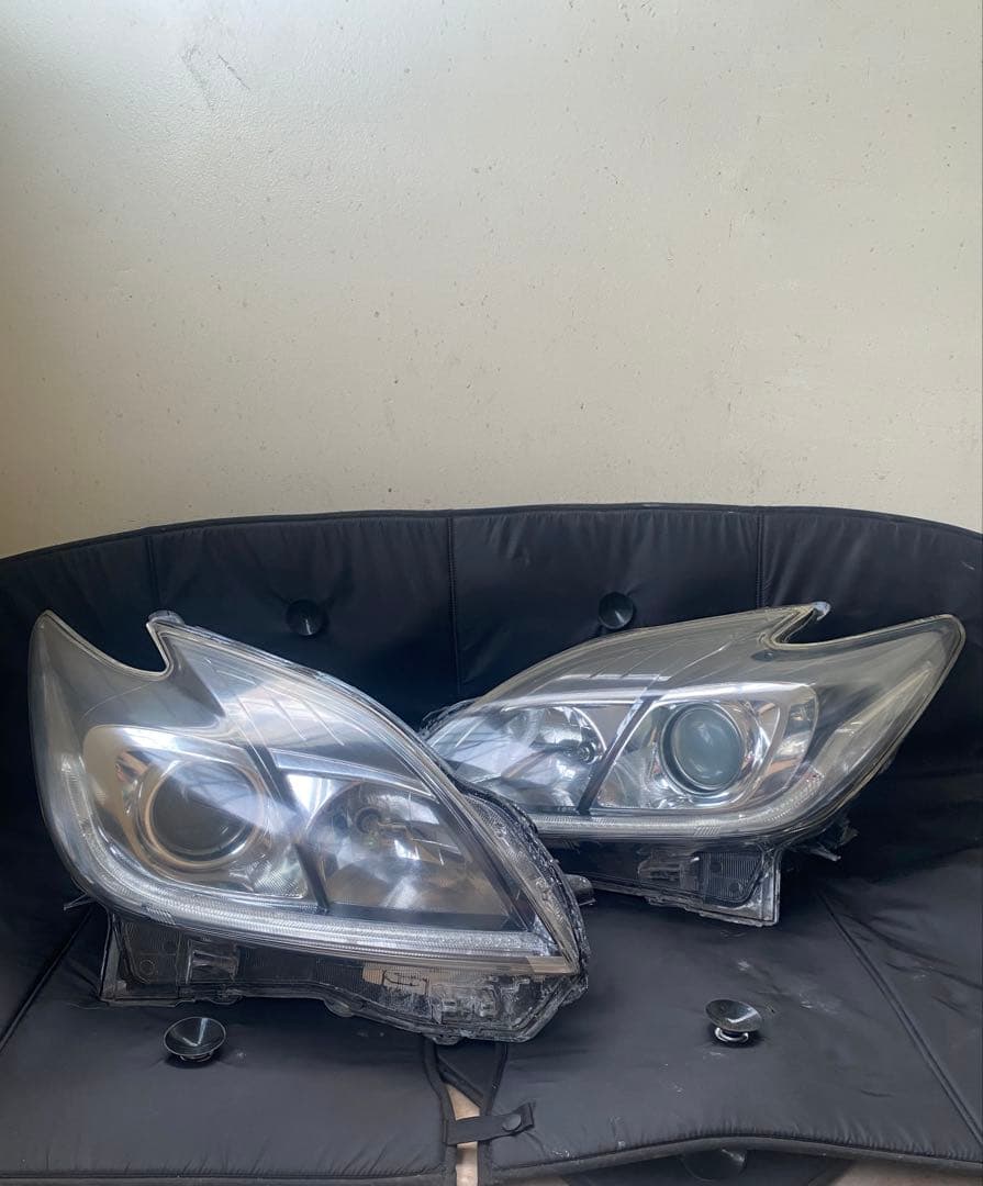 トヨタ プリウス30 後期 HIDヘッドライト 左右セット コーティング済