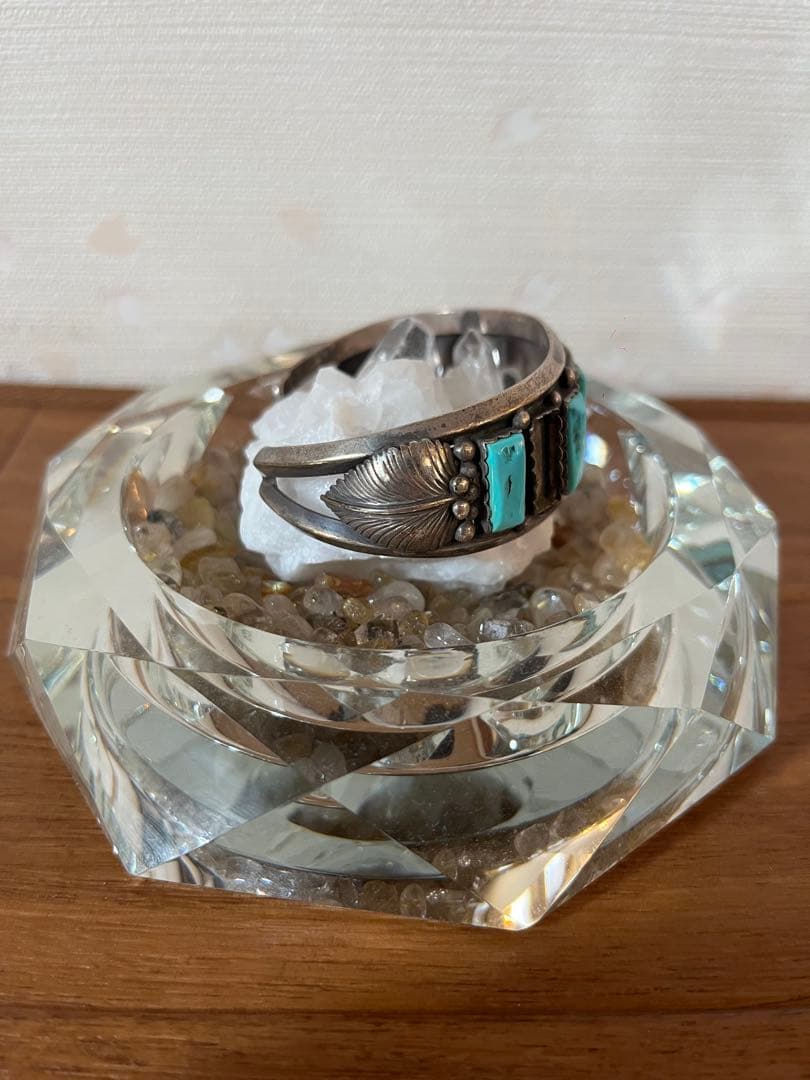 ターコイズ バングル ブレスレット ナバホ インディアンジュエリー