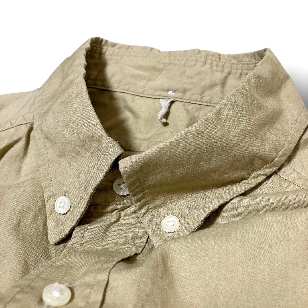 thumbtue様　ボタンダウンシャツ L カーキ　ベージュ　マウンテンリサーチ