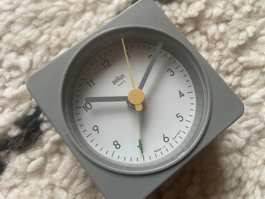 ヴィンテージ　BRAUN AB1 オリジナル　グレー　ディーターラムス　時計