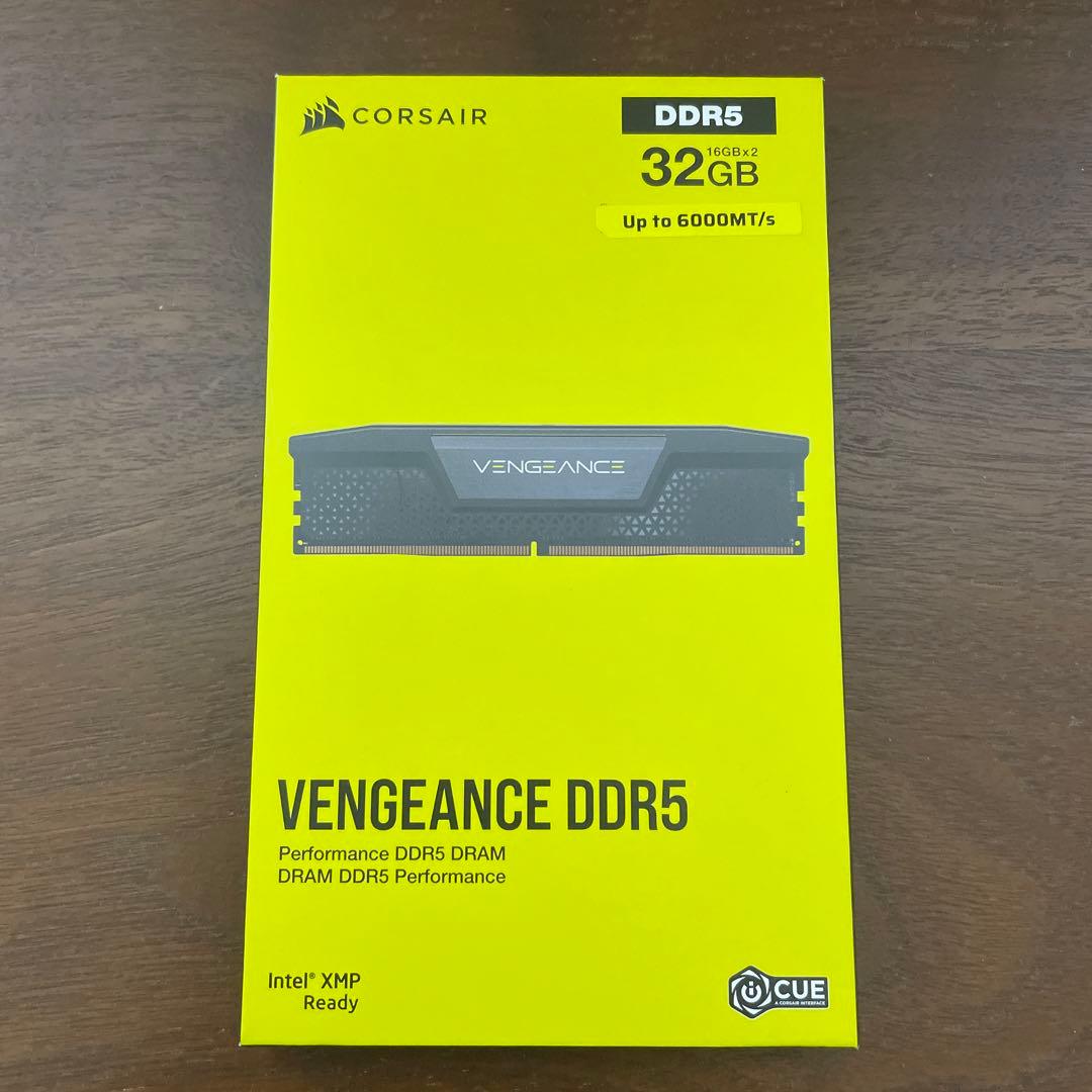 新品未開封/CORSAIR DDR5 6000MHz 32GB 16GB×2枚