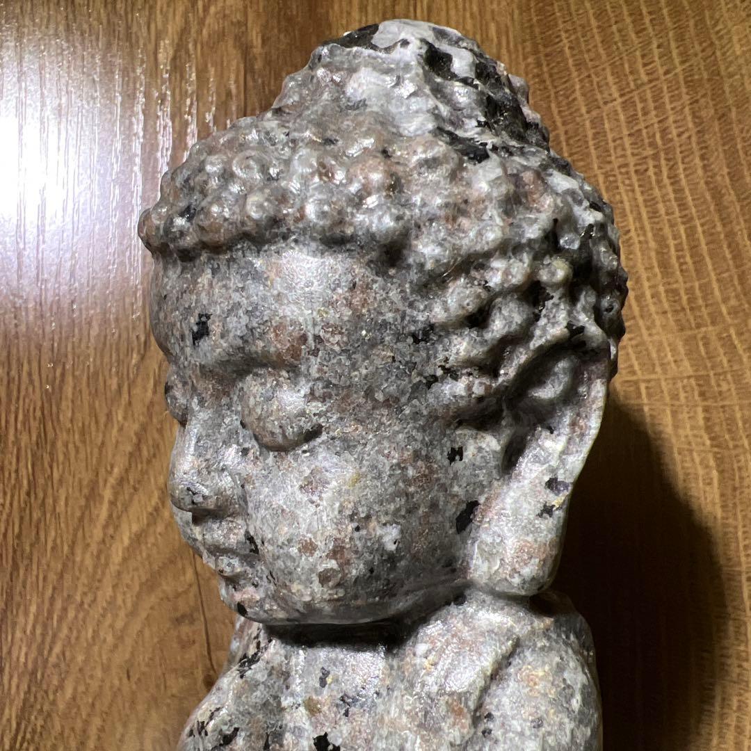 ビッグサイズ　アメリカ産　ユーパライト　大仏様　天然石置物968g