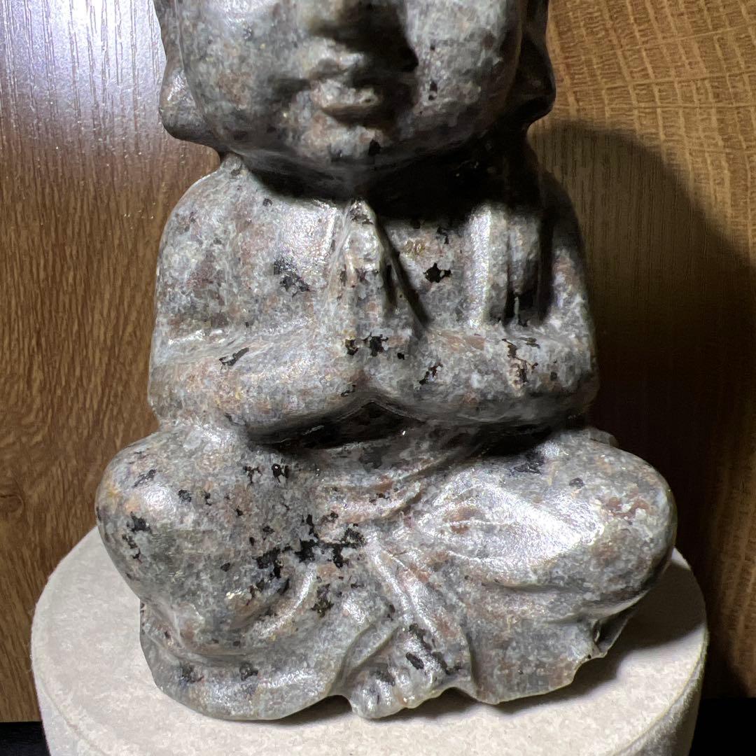 ビッグサイズ　アメリカ産　ユーパライト　大仏様　天然石置物968g