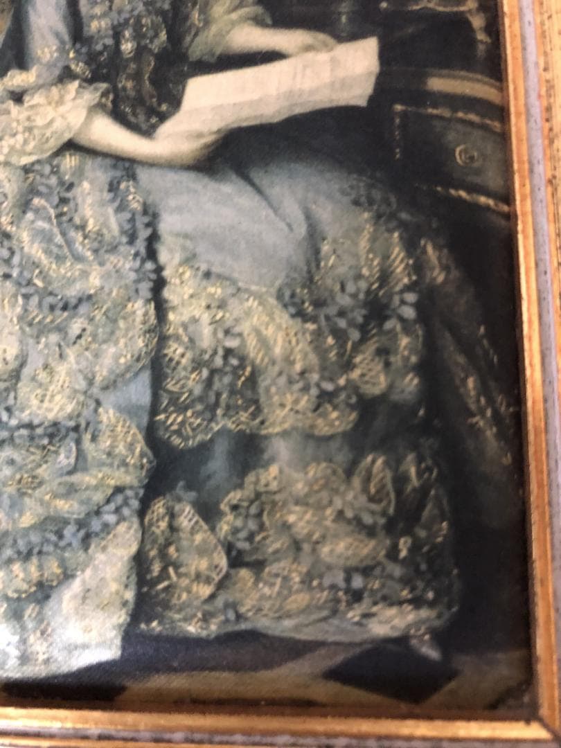 フランスアンティーク   マリーアントワネット  額