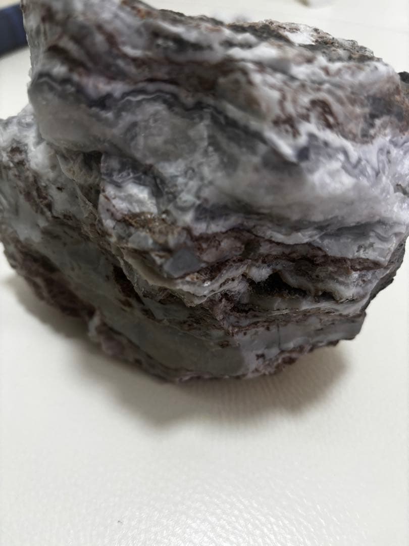 菱刈鉱山 金鉱石 原石 2.2kg｜層状縞模様 観賞用・鉱物標本