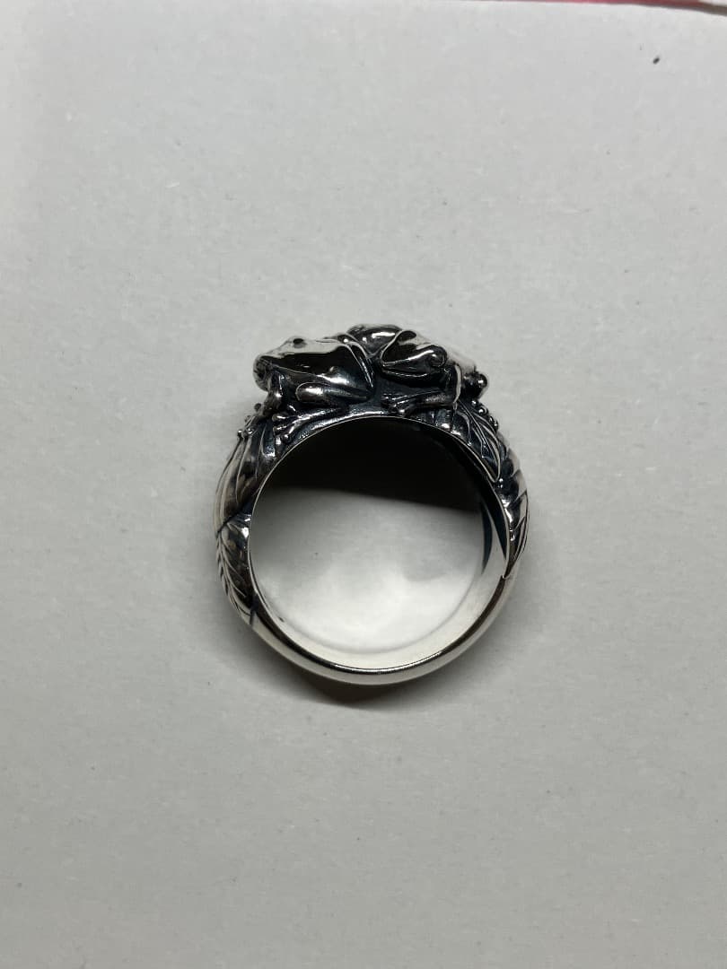 【絶版】 刻印 かすう工房 蛙玉 かえるだま リング