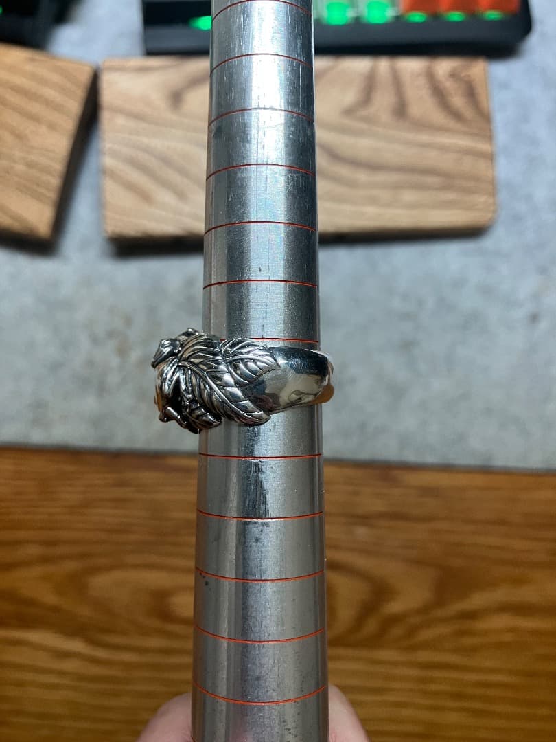 【絶版】 刻印 かすう工房 蛙玉 かえるだま リング