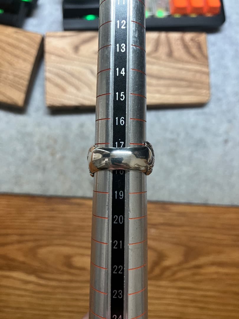 【絶版】 刻印 かすう工房 蛙玉 かえるだま リング