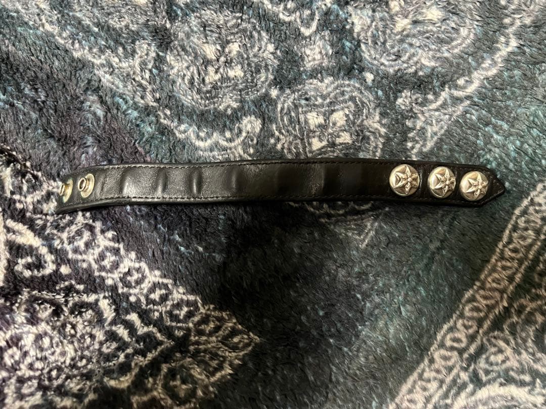 3BTN 2SNP スター 3ボタン 2スナップ レザーブレスレット