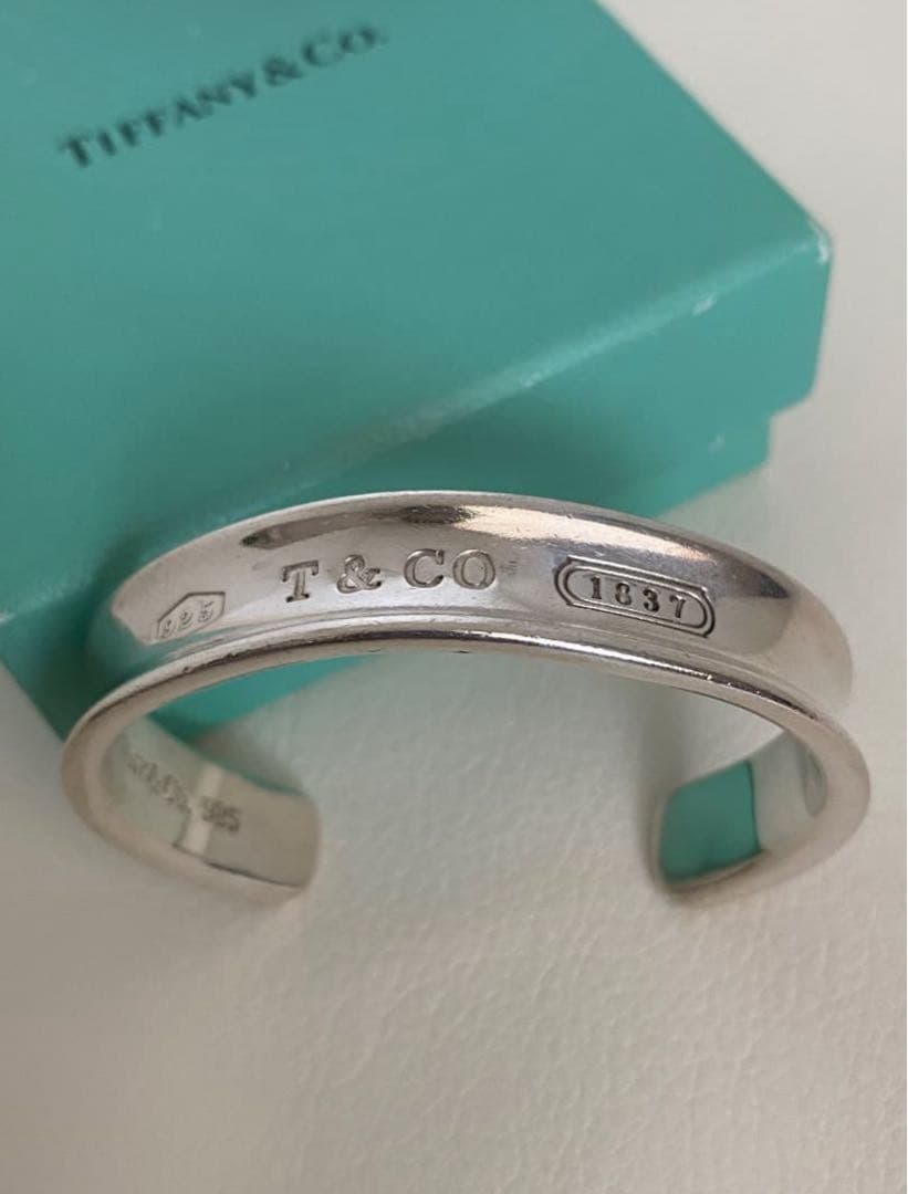 ティファニー　１８３７　ナローカフ　バングル　ワイド　TIFFANY