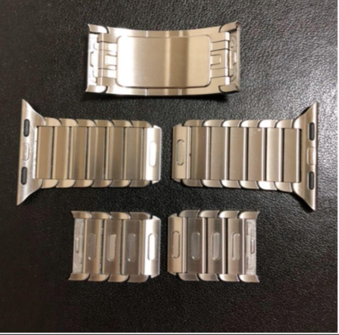 美品 純正 apple watch リンクブレスレット 40mm シルバー