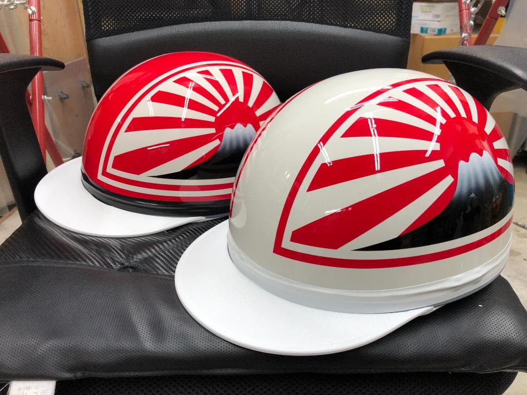 コルク半　カスタム　富士日章　三つボタン　白赤赤白　文字無　セット　高級クリヤ