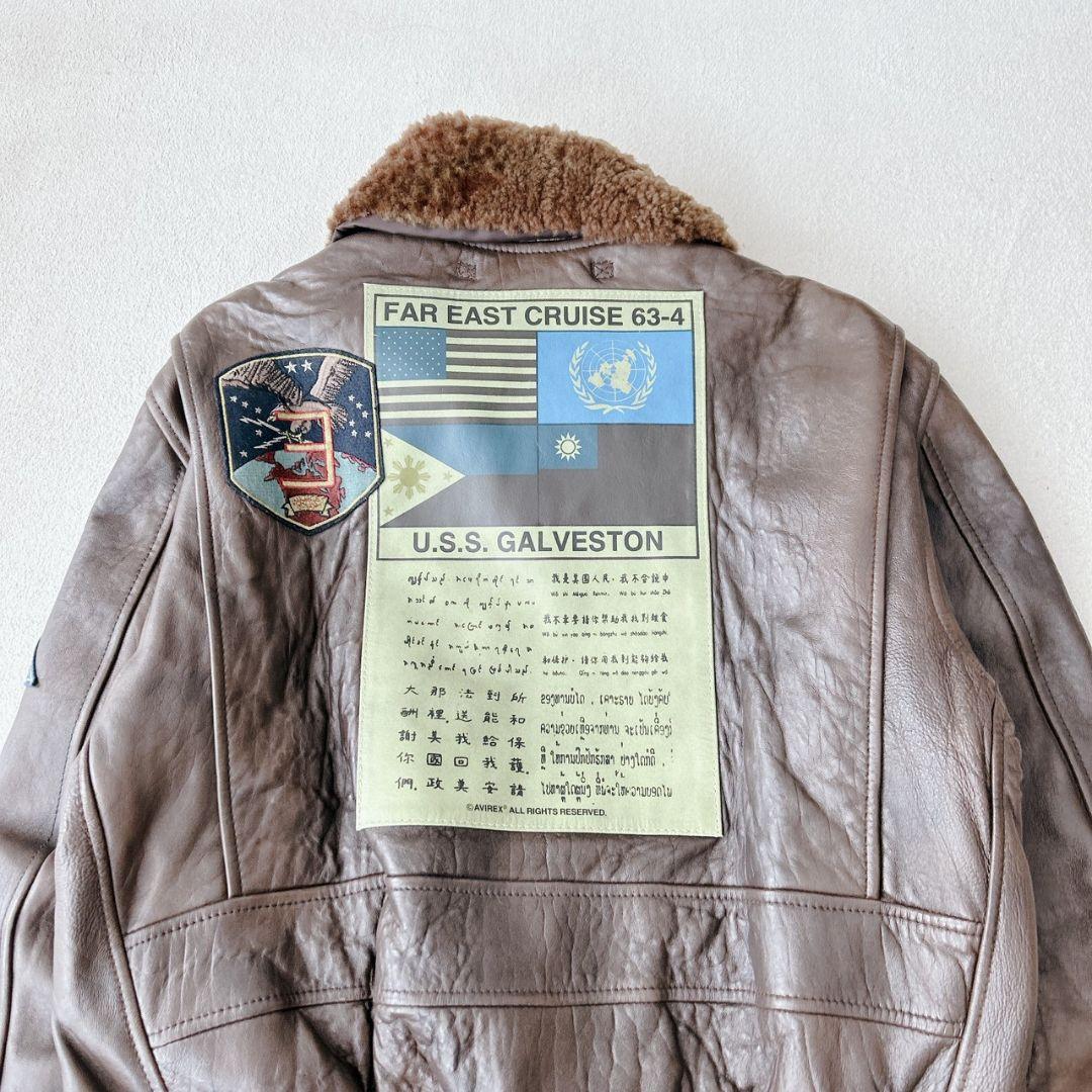 希少Lサイズ アヴィレックス AVIREX フライトジャケット G1 ブラウン