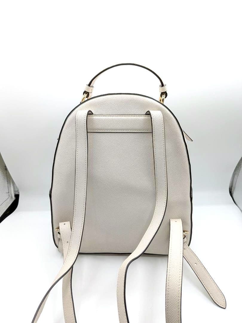 良品✨ コーチ リュック レザー ホワイト 0OK