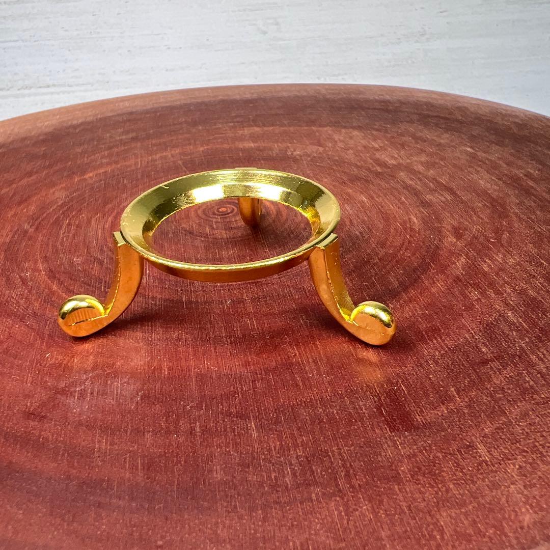 天然石　ペトリファイドウッド　スフィア　79ミリ　台座付き　宇宙のようなペトリ