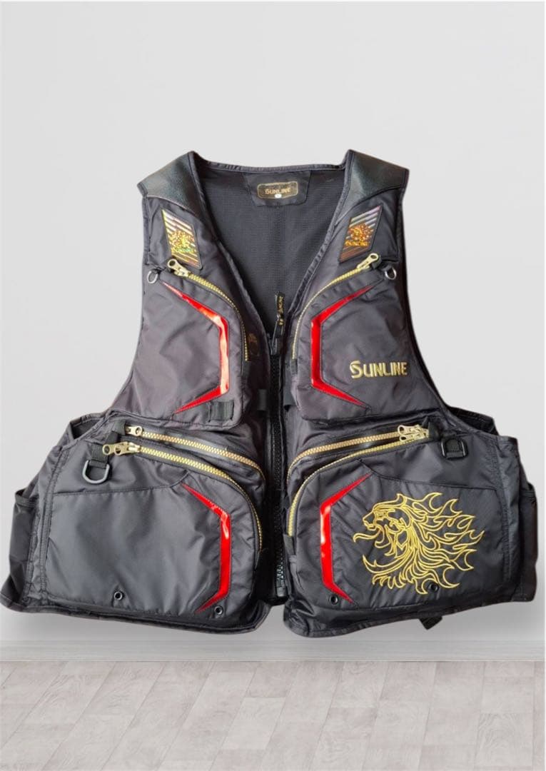 サンラインDiAPLEXサーモセレクトシェルスーツベストヒップガードの３点セット