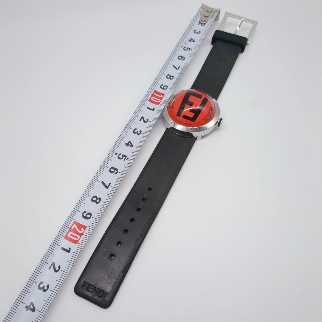 ピンクの猫【希少デザイン】FENDI フェンディ 腕時計 レッド ブラック