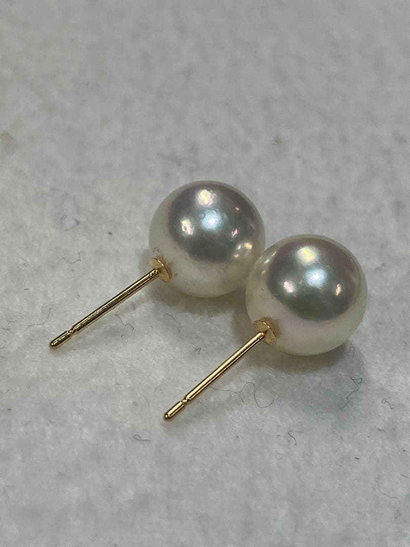 伊勢志摩英虞湾産あこや真珠　8.0mm パールピアス