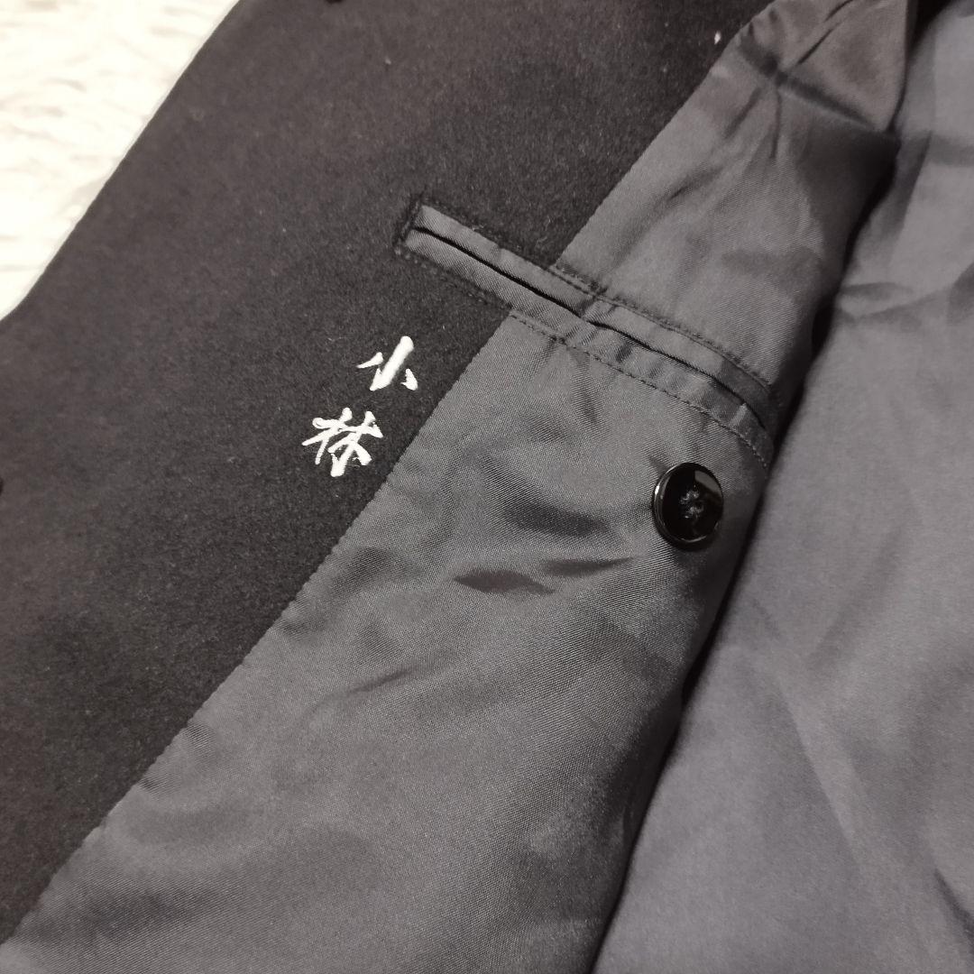 超美品カシミヤ100％ ニコルステンカラーコートM 黒 冠婚葬祭 通勤