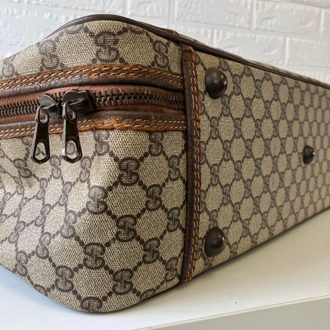 グッチ　ボストンバッグ　GG柄　PVC　3762