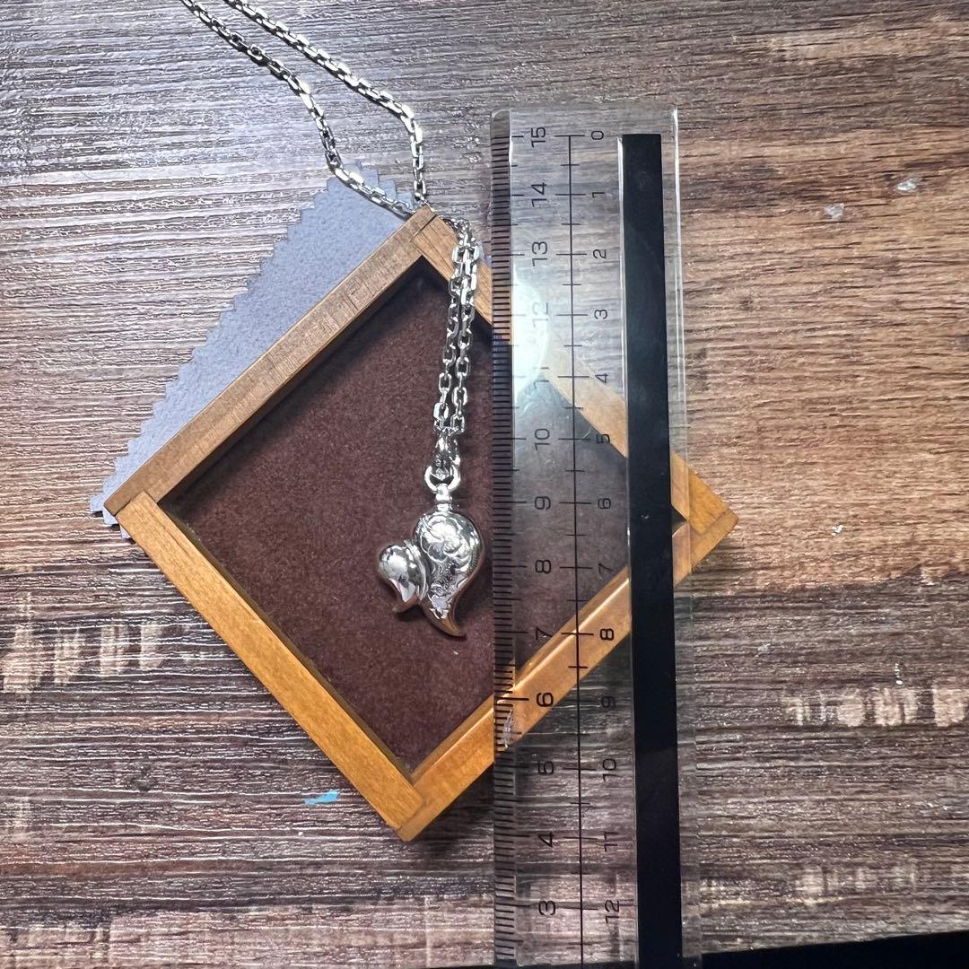 ライオンハート ハート型トップネックレス