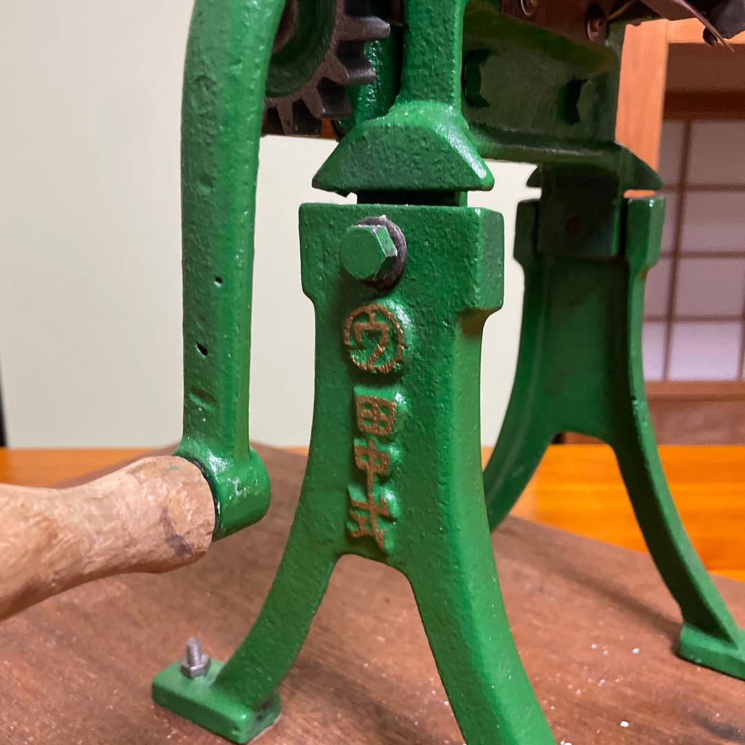 手動製麺機 田中式 緑色