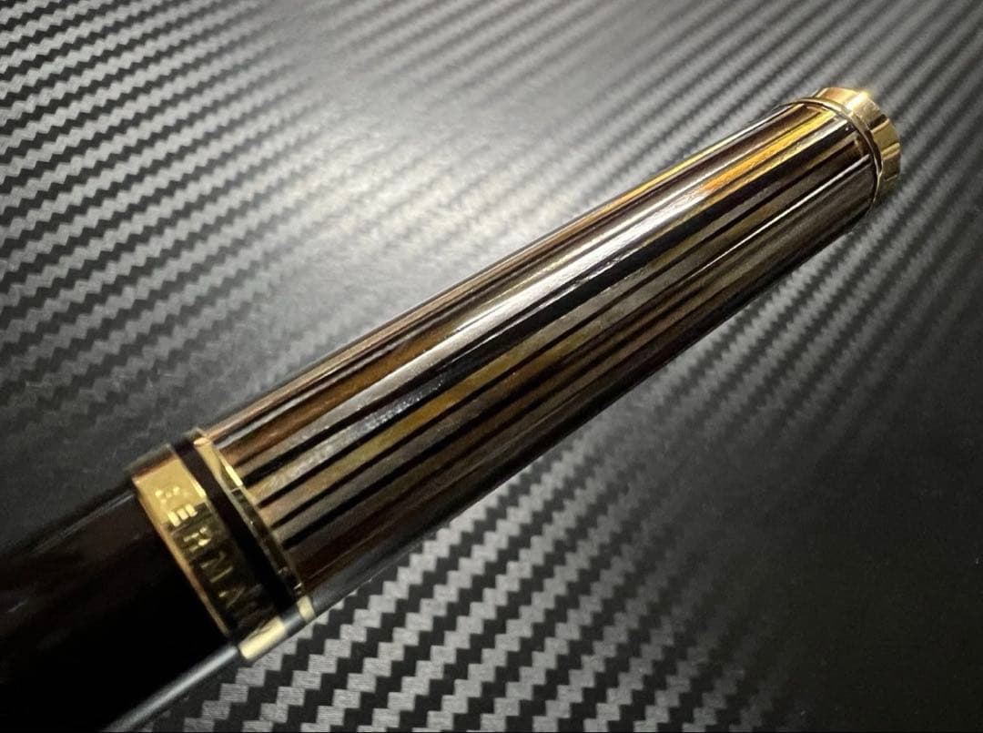 新品 ペリカン スーベレーン K800 茶縞 ボールペン 限定品